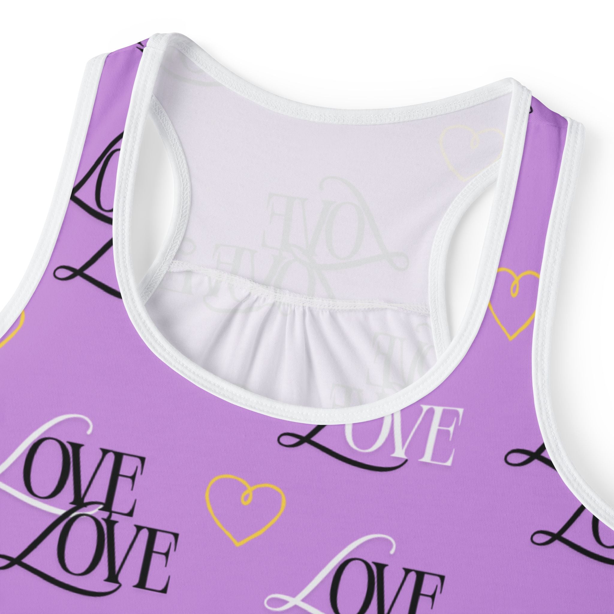 Copy of Romantic Love Tank Top, Cute Summer Top, Valentine’s Day Gift, Casual Wear, Love Print Tank, Heart Pattern Shirt
