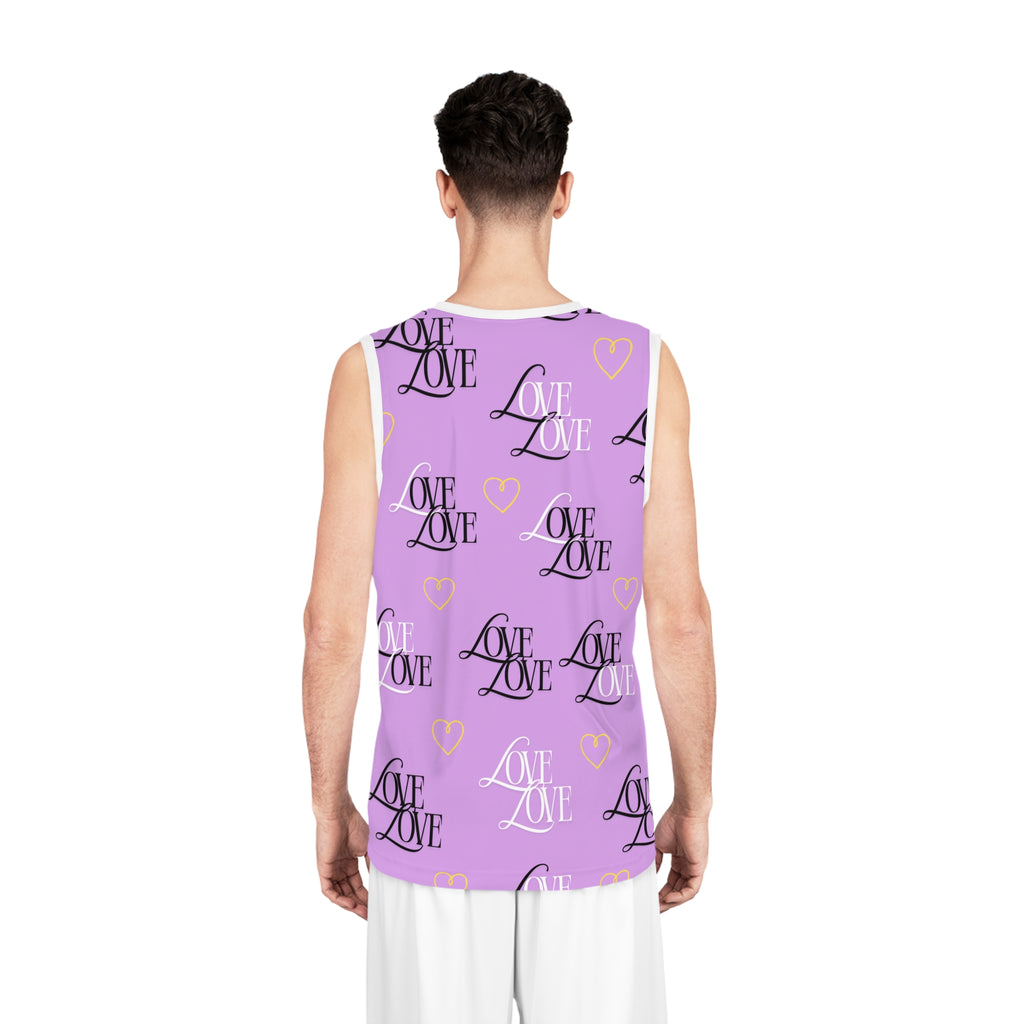 Copy of Romantic Love Basketball Jersey, Cute Athletic Wear, Unique Gift for Sports Lovers, Valentine's Apparel, Fun & Stylish Sportswear