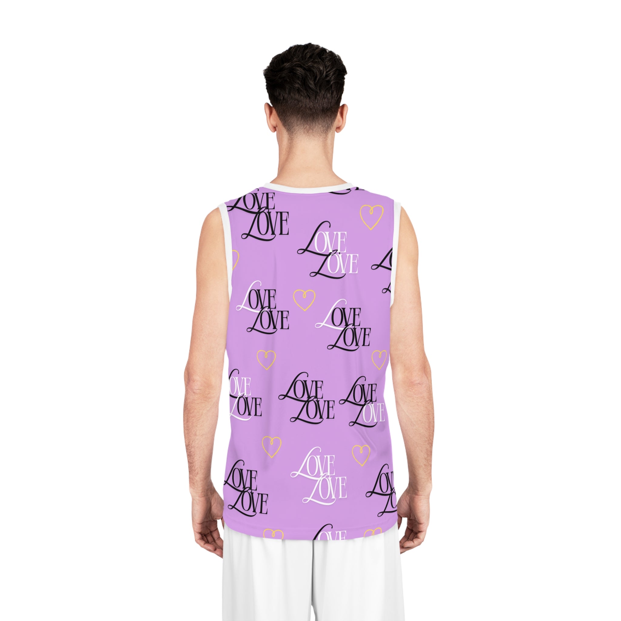 Copy of Romantic Love Basketball Jersey, Cute Athletic Wear, Unique Gift for Sports Lovers, Valentine's Apparel, Fun & Stylish Sportswear