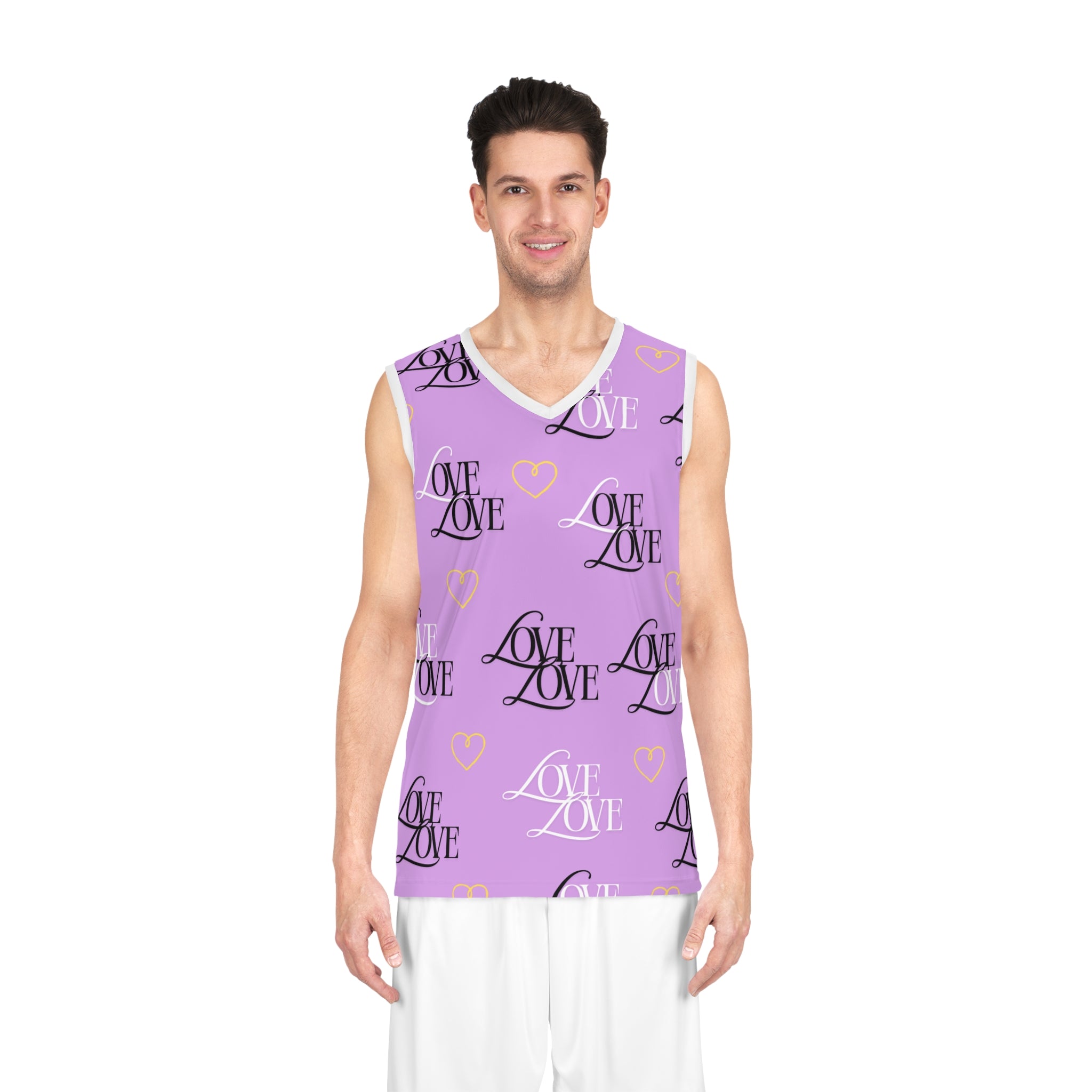 Copy of Romantic Love Basketball Jersey, Cute Athletic Wear, Unique Gift for Sports Lovers, Valentine's Apparel, Fun & Stylish Sportswear