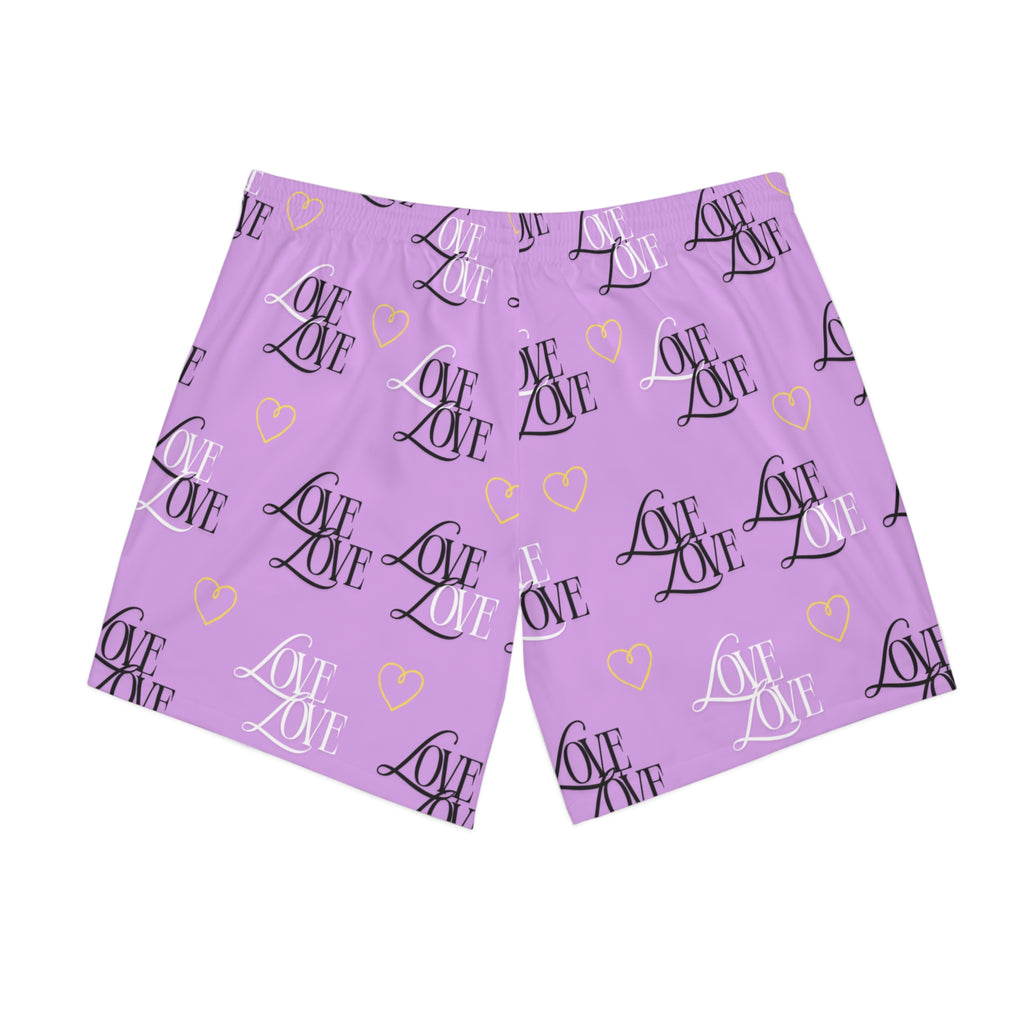 Copy of Men's Love Print Beach Shorts - Fun Summer Swimwear, Vacation Essential, Gift for Him, Perfect for Pool Parties, Casual Beachwear
