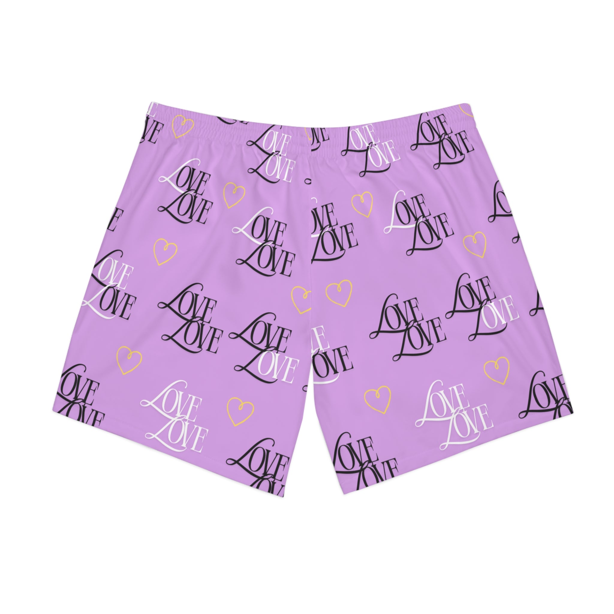 Copy of Men's Love Print Beach Shorts - Fun Summer Swimwear, Vacation Essential, Gift for Him, Perfect for Pool Parties, Casual Beachwear
