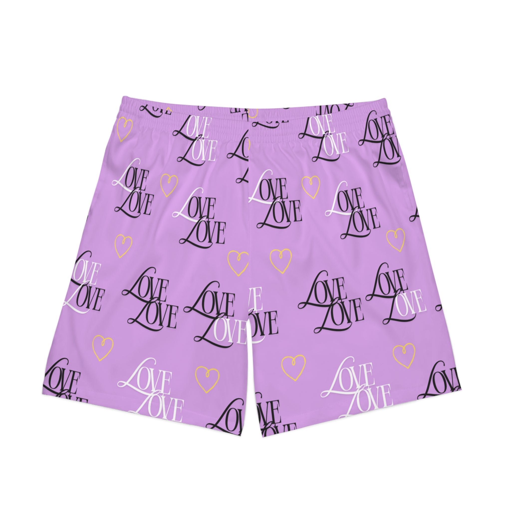 Copy of Men's Love Print Beach Shorts - Fun Summer Swimwear, Vacation Essential, Gift for Him, Perfect for Pool Parties, Casual Beachwear